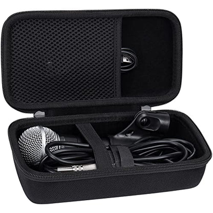 Aenllosi Hard Case for Shure SM58/PGA48/SM48S/BETA 58A/PGA58 Microphone | EVA case for SV200/SV100/KSM8 Cardioid Dynamic Vocal Microphone, Water-resistant design, Impact-resistant design, Case only - size: for SM58