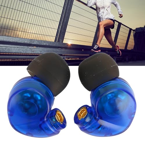 2 Pcs MMCX Interface Replacement Earbud Heads Detachable HiFi Earphone Head with Comfortable Fit for SE215 SE315 SE535(Blue) - color: Blue