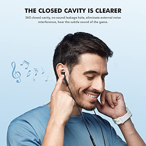 iPhone Wired Earbuds 2 Pack with Microphone and Volume Control, in-Ear | Two pairs of wired earphones for iPhone with a built-in mic and volume control and a secure in-ear fit for calls and music.