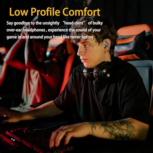 KZ Gale USB C IEM, Wired Type-C Gaming Earbuds with Mic Built-in DSP | Noise Isolation Deep Bass IEM, Comfort-Fit Type C HiFi Clarity Sound Earphone for iPhone17/16/15 Samsung (Type-C, Black)