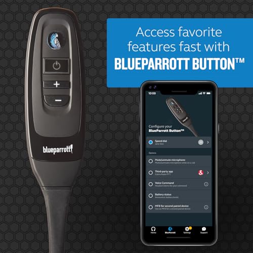 BlueParrott C400-XT Convertible Bluetooth Headset | 96% noise canceling headset for truck drivers; convertible wear styles, 24 hr talk time