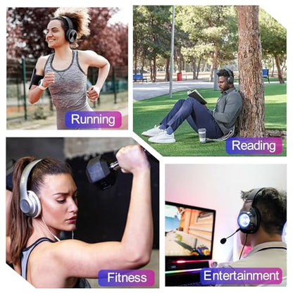 3 Pair Sheadphone Ear Covers, 3.9 Inch Breathable Stretchable Mesh Headphone Earpad Covers for Headphones, Washable Sweat-Prevention Protective Earpads for 3.5-4.3" Ear Cups (Black)
