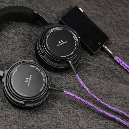 Linsoul Tripowin GranVia Upgraded OFC Headphone Replacement Cable - color: Purple, size: 1.5m