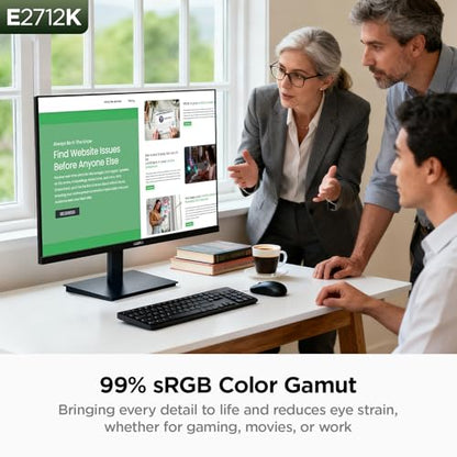 KOORUI 27 Inch Computer Monitor 144Hz FHD 1080p VA Display for Work & Play | 4000:1 Contrast Ratio, Adaptive Sync, Eye Care TÜV Rheinland Certified, Slim Bezels, HDMI/VGA, VESA & Tilt for Home Office - size: 27