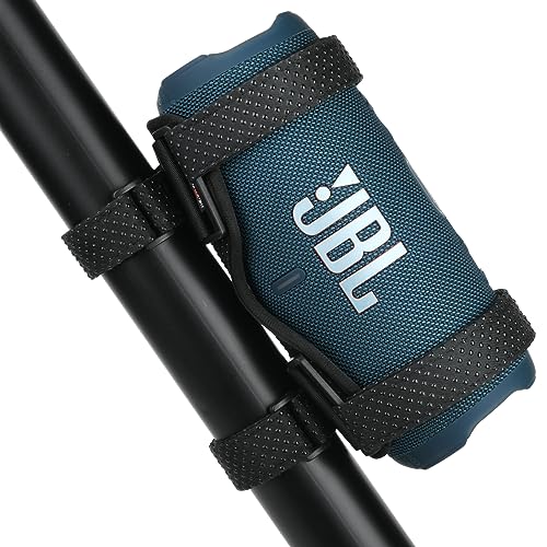 Portable Speaker Mount for Bike/Golf Cart/Boat Railing, Adjustable Strap Bike Speaker Holder Attachment for JBL Charge 5/Charge 6/Flip 5/Flip 6/Flip 7/Beats Pill