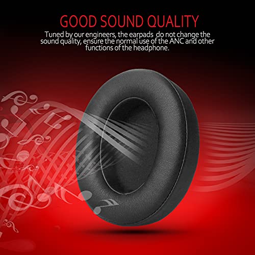 Beats Studio 3 Replacement Ear Pads, Premium Durable Beats Replacement Ear Pads, Beats Studio 3 earpad Replacement for Studio 2 & 3 B0500/B0501 Wired/Wireless, Black | for Beats Studio 2/Studio 3/Model B0501/Model B0500 Headphone-Made of protein leather a