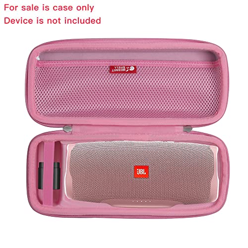 Hermitshell Travel Case for JBL Charge 6 / JBL Charge 5 / JBL Charge 4 Portable Bluetooth Speaker - color: Pink