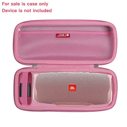 Hermitshell Travel Case for JBL Charge 6 / JBL Charge 5 / JBL Charge 4 Portable Bluetooth Speaker - color: Pink