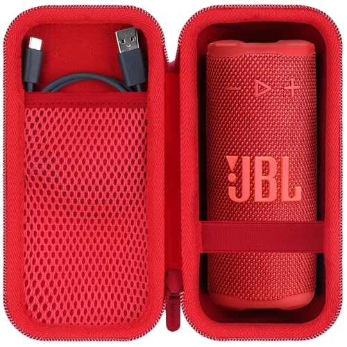 Lebakort Storage Case Compatible with JBL Grip Ambient Light Speaker (Red Case) - color: Red Case