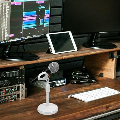 Musiin Desktop Microphone Stand with Phone Holder Replacement Head