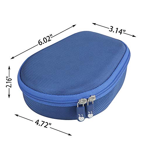 Hermitshell Case for AfterShokz Trekz Air/AfterShokz Aeropex/Titanium Mini/Shokz OpenRun Pro/SHOKZ OpenRun Pro 2 Open Ear Wireless Bone Conduction Headphones AS650 / AS800 (Ocean Blue)(Only Case) - color: Ocean Blue
