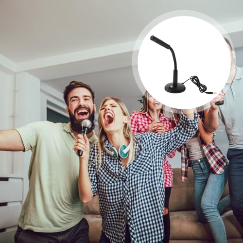 VALICLUD Computer Microphone for Game Voice Chat and Singing Black