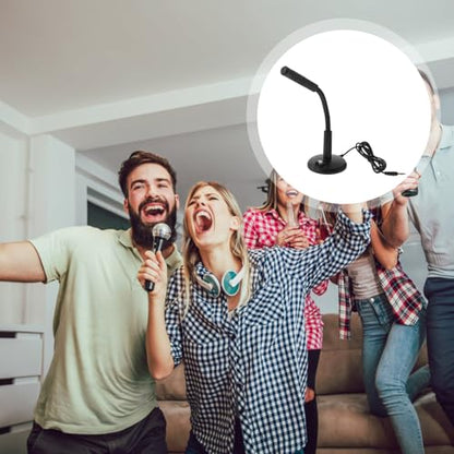 VALICLUD Computer Microphone for Game Voice Chat and Singing Black