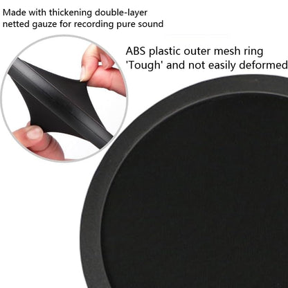 professional microphone windproof and spray proof cover, 6-inch double-layer windproof screen with flexible 360 ° gooseneck clip stabilizing arm, suitable for Blue Yeti and any other microphone (1)