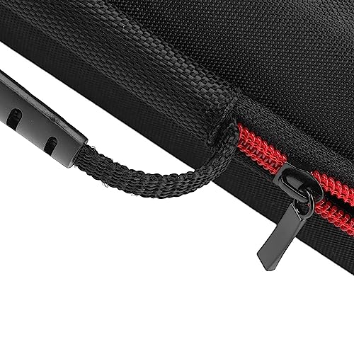 Asixxsix Microphone Case, Microphone Storage Box Case, Anti Compression, Anti Shock And Anti Fall Carry Bag for Travel Outdoor, Sponge Filling, Large Capacity, Case Only