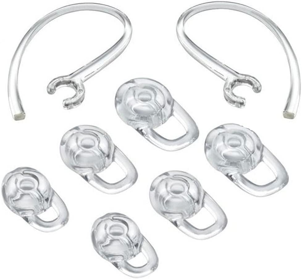 D & K Exclusives Earbuds Eargel Earhooks Replacement Earbuds Ear-Tips and Earhook 2 Small 2 Medium 2 Large and 2 Earhook