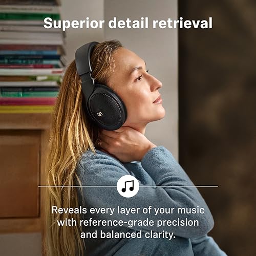Sennheiser HD 560S Open-Back Over-Ear Wired Headphones, Black