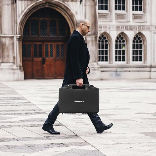 16.5" x 11.8" x 4.7" Portable Hard-Shell Case | Customizable Foam Case with Pre-cut Foam Interior, Suitable for Storing Electronics, Microphones, Cameras, and Equipment, etc - size: 16"