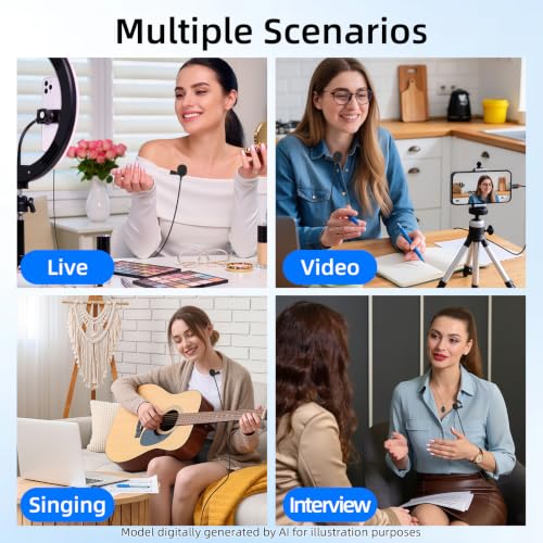 GELRHONR 3.5mm Lavalier Microphone, 3.5mm(1/8") TS Plug Invisible Lapel Microphone Wired for Public Speaking Amplifiers, Video Production, Events, Conferences 4.9FT (TS) - style: TS
