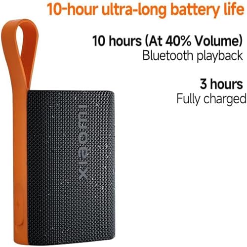 Xiaomi Sound Packet Mi Portable Bluetooth 5.4 Speaker, IP67 Waterproof Outdoor Bluetooth Speaker with Dynamic Sound, Supports TWS Connection, 10 Hours Playback Time, Black