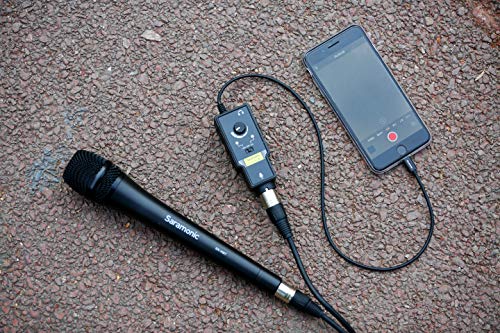 Saramonic SmartRig Di |Professional Lightning Audio Interface with XLR & 1/4" Inputs for iPhone & iPad - size: 1-Ch Lightning