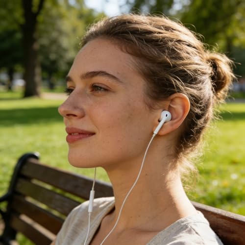 USB C Headphones for iPhone 17/16/15 Pro Max,Type C Earbuds Wired Earphones