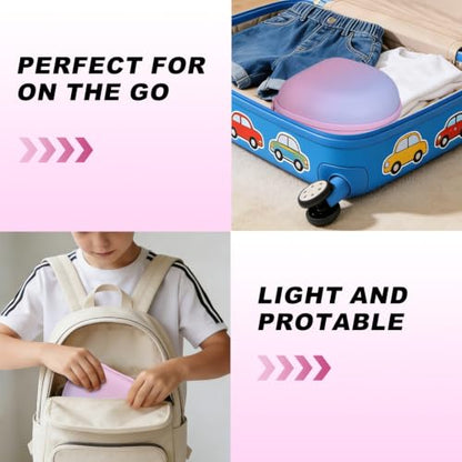 Kids Headphone Case for Candy Bila/Acer Gradient Pink(Case Only) | for iClever BTH12 HS19 BTH20 BT22/JBL junior 320/JoySpark/ADOOPE/Voopwink/MIDOLA/EarFun/IMYB/noot Products Kids Headphones - color: Gradient Pink