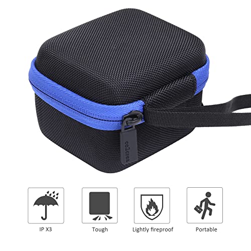 co2CREA for Zoom AMS-22 Audio Interface Hard Protective Case | Travel Protective Storage Bag with Mesh Pocket & Hand Strap, Shockproof EVA Shell and Soft Lining
