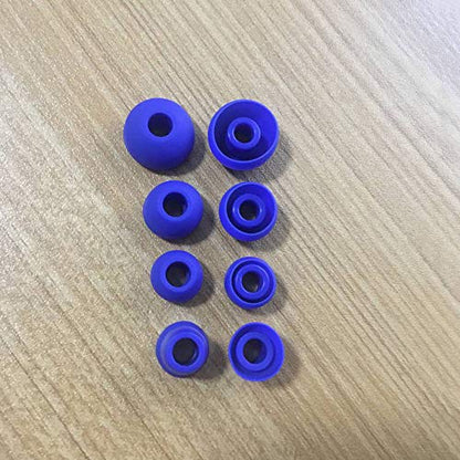 Replacement Silicone Earbuds Ear Tips Eargels Buds Set Compatible with Beats Powerbeats 3 Powerbeats 2 Wireless in-Ear Earphones (4 Pairs/Dark Blue) - color: Dark Blue