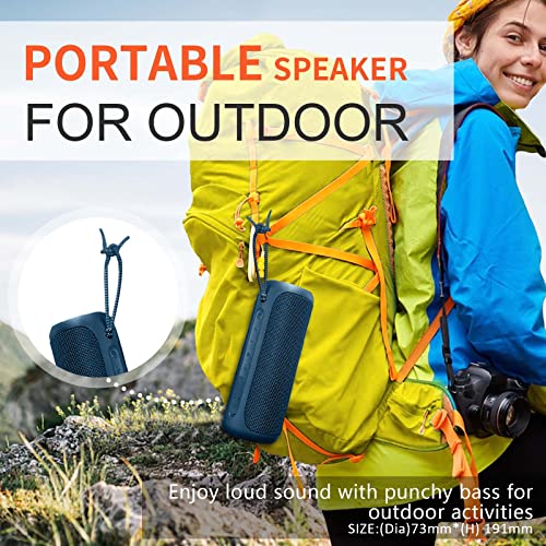 SOWO Portable Bluetooth Speaker, IPX7 Waterproof Wireless Bluetooth Speaker | Bassboom Technology, 25W Loud Stereo Sound, LED Light with TWS Pairing, 16H Playtime for Home and Outdoor -Blue - color: Blue