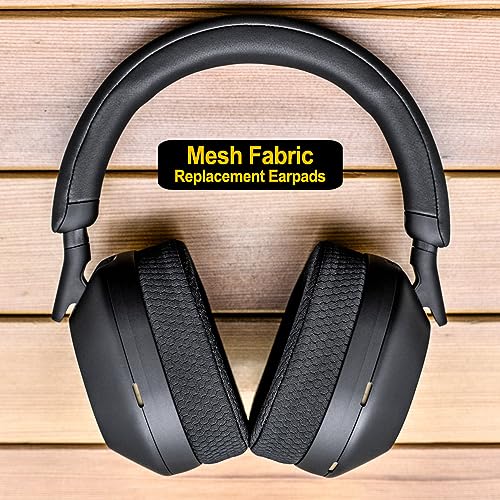 1000XM5 Earpads Compatible with WH-1000XM5 by LTYIVABHTTW - Noise Isolating Memory Foam, Added Thickness, Improved Durability & Sound Ear Cushion (Breathable Mesh)