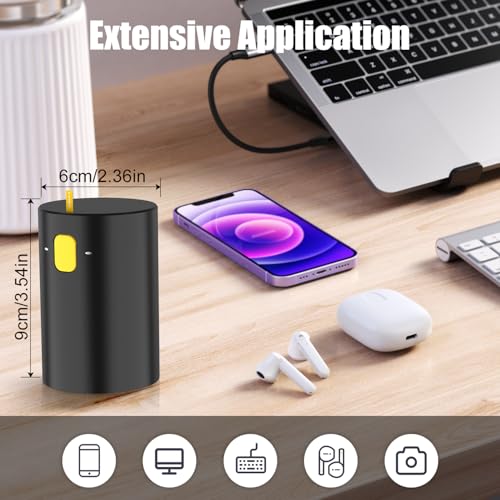 VICHYIE 20 in 1 Multifunctional Cleaner Kit for Electronic Devices (Black) | Keyboard Cleaning Brush, Headphones Cleaner Kit for AirPods, Multi-Tool for Cleaning Laptop, Earbuds, Camera, Cellphones - color: Black