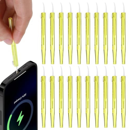 20Pc Cell Phone Cleaning Kit Dual Sided Charging Port Cleaner Brush | Anti Clogging Phone Port Cleaning Kit, Mini Brushes Cleaner, for Phone Speaker Receiver, Charging Port, Tablet Camera