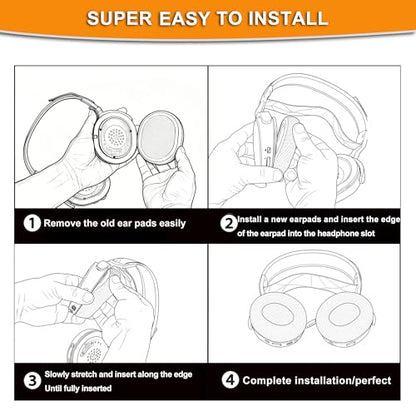 Defean Earpads for SteelSeries Arctis 7/9 (Not Fit Nova)-Gray Line - color: Black_gray