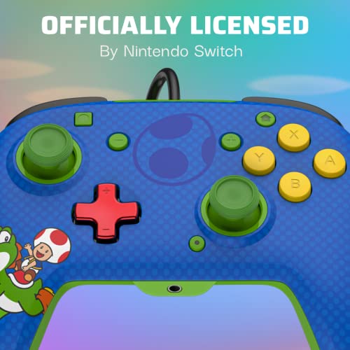 PDP REMATCH Wired Controller for Nintendo Switch/Lite/OLED - Toad & Yoshi - color: Toad & Yoshi