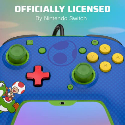 PDP REMATCH Wired Controller for Nintendo Switch/Lite/OLED - Toad & Yoshi - color: Toad & Yoshi