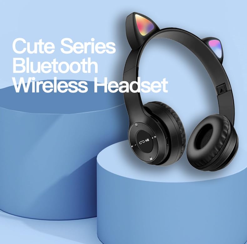 Upgraded Hybrid Noise Cancelling Headphones Over Ear with Transparent Modes Wireless Bluetooth with Mic Soft-Earpads Hi-Fi Audio Deep Bass Comfortable Fit Long Playtime for Home Office Travel Black