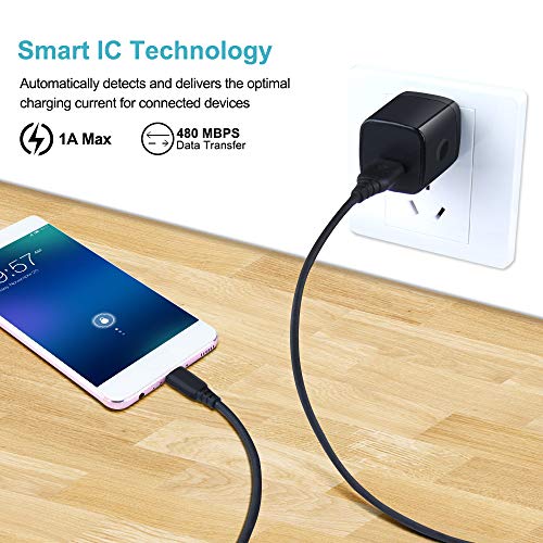 USB Wall Charger, Charger Block, 3-Pack 1A/5V Charging Cube Box Single Port USB Chargerr Plug for iPhone 17e 17 Air 16e 16 15 14 13 12 11 Pro Max,SE,XR/XS/X/8/7, iPad, Samsung Galaxy S26,A17,Pixel 10a - color: Black