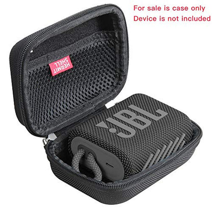 Hermitshell Hard Travel Case for JBL Go 3 Portable Bluetooth Speaker (Black) - color: Black, style: Case for JBL GO 3