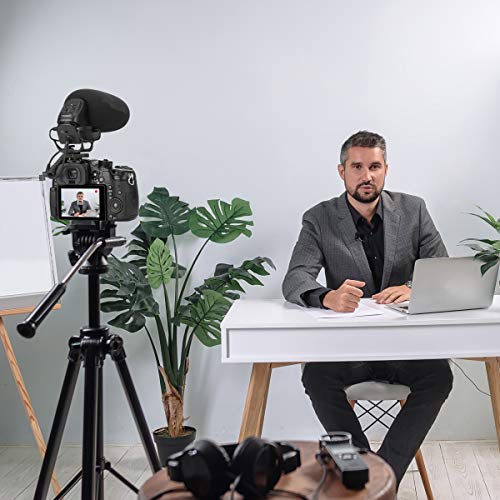 VidPro XM-50 Professional On-Camera Condenser Shotgun Video Microphone DSLR Cameras, Camcorders, Smartphones and Computers for Recording, Interviews, Video Production, Live Conferencing and Studio