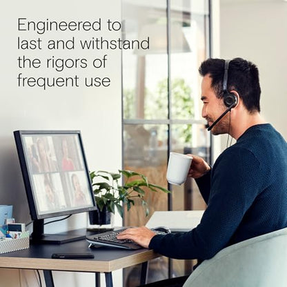 Sennheiser PC 3 Chat - Durable On-Ear Wired Headset - Noise Cancelling Microphone for Casual Gaming and Easy Connectivity - Lightweight Stereo Quality Sound - Great for Internet Telephony & E-Learners