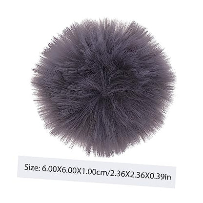 BESPORTBLE 2pcs Windproof Fleece Mic Furry Cover Windscreen Cover for Outdoor Recording