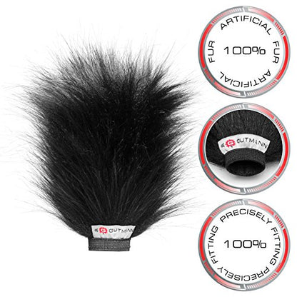 Gutmann Microphone Fur Windscreen Windshield for Sennheiser E 614 | Made in Germany