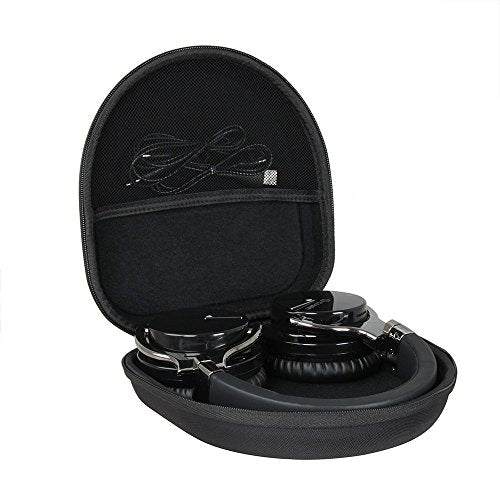 Hermitshell Hard Travel Case for Silensys E7 / PurelySound E7 / MOVSSOU E7 / COWIN E7 / Tapela E7 / Audonia E7 Active Noise Cancelling Bluetooth Headphones (Black) - color: Black