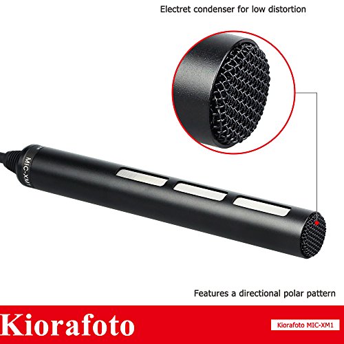 Kiorafoto Camera Camcorder Microphone for Sony HXR-NX30, HXR-NX70, HXR-NX5, DSR-PD170, HVR-A1, HDR-AX2000, Replaces ECM-XM1