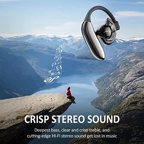 Bluetooth Headset,Wireless Bluetooth Earpiece Compatible with iPhone/Android Cell Phones,Auriculares Bluetooth Earpiece 28 Hrs Talking Time