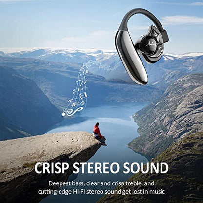 Bluetooth Headset,Wireless Bluetooth Earpiece Compatible with iPhone/Android Cell Phones,Auriculares Bluetooth Earpiece 28 Hrs Talking Time