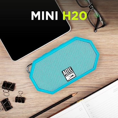 Altec Lansing Mini H2O - Waterproof Bluetooth Speaker, IP67 Certified & Floats in Water, Compact & Portable Speaker for Hiking, Camping, Pool, and Beach,Aqua - color: Aqua