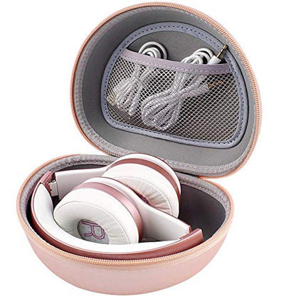 Hard Travel Headphone Case with Wireless Microphone Case Compatible with JBL Wireless Two Microphone System