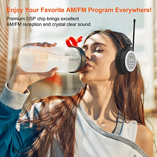 A1 AM FM Radio Headphones 2*AA Battery Operated ((Not Included) | Over Ear Headphone with Radio Bulit In, Best Reception, Comfortable Wear, Easy to Use Gifts for Seniors